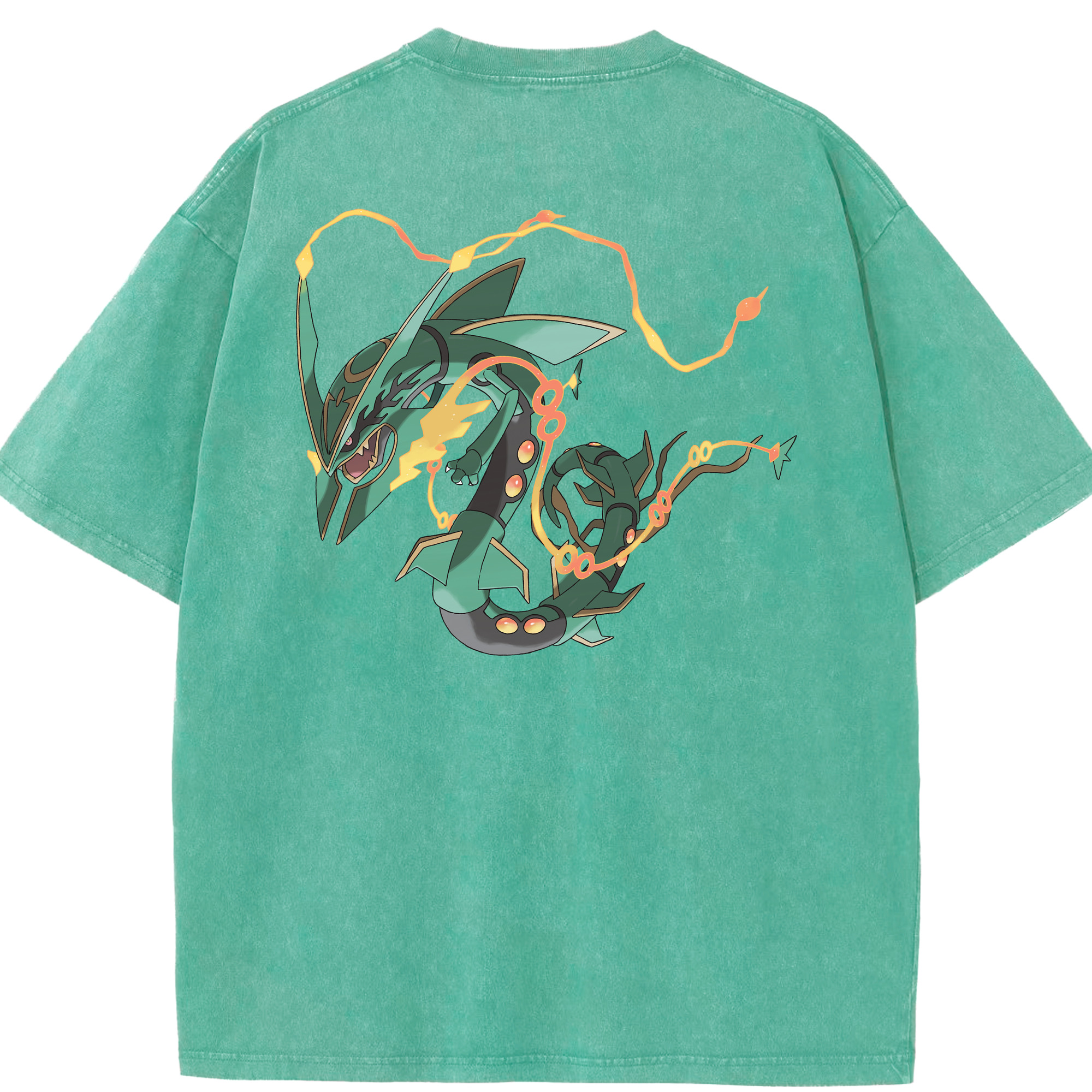 （画像用） ポケットモンスター Pokémon 綿100% ヴィンテージ風 半袖Tシャツ（背面プリント）